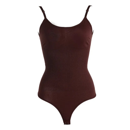 Women Full Body High Elastic Bodysuit Shapewear Seamless Smoothing Tummy Control Waist Trainer Underwear Thong Shaper