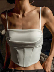 Top satin style corset