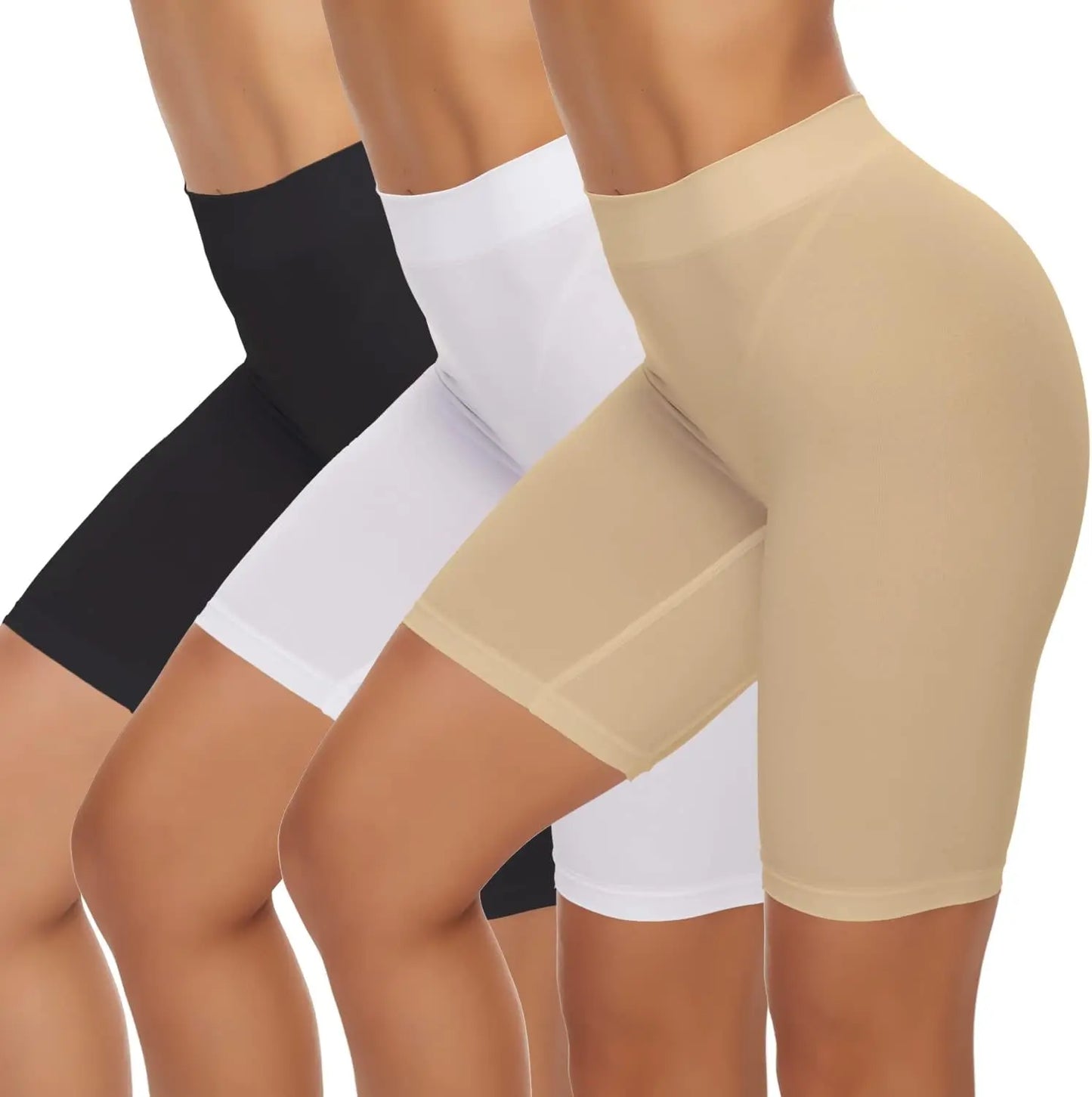 Seamless Shaping Boyshorts Panties for Women Slip Shorts under Dress Shapewear Shorts Tummy Control Underwear