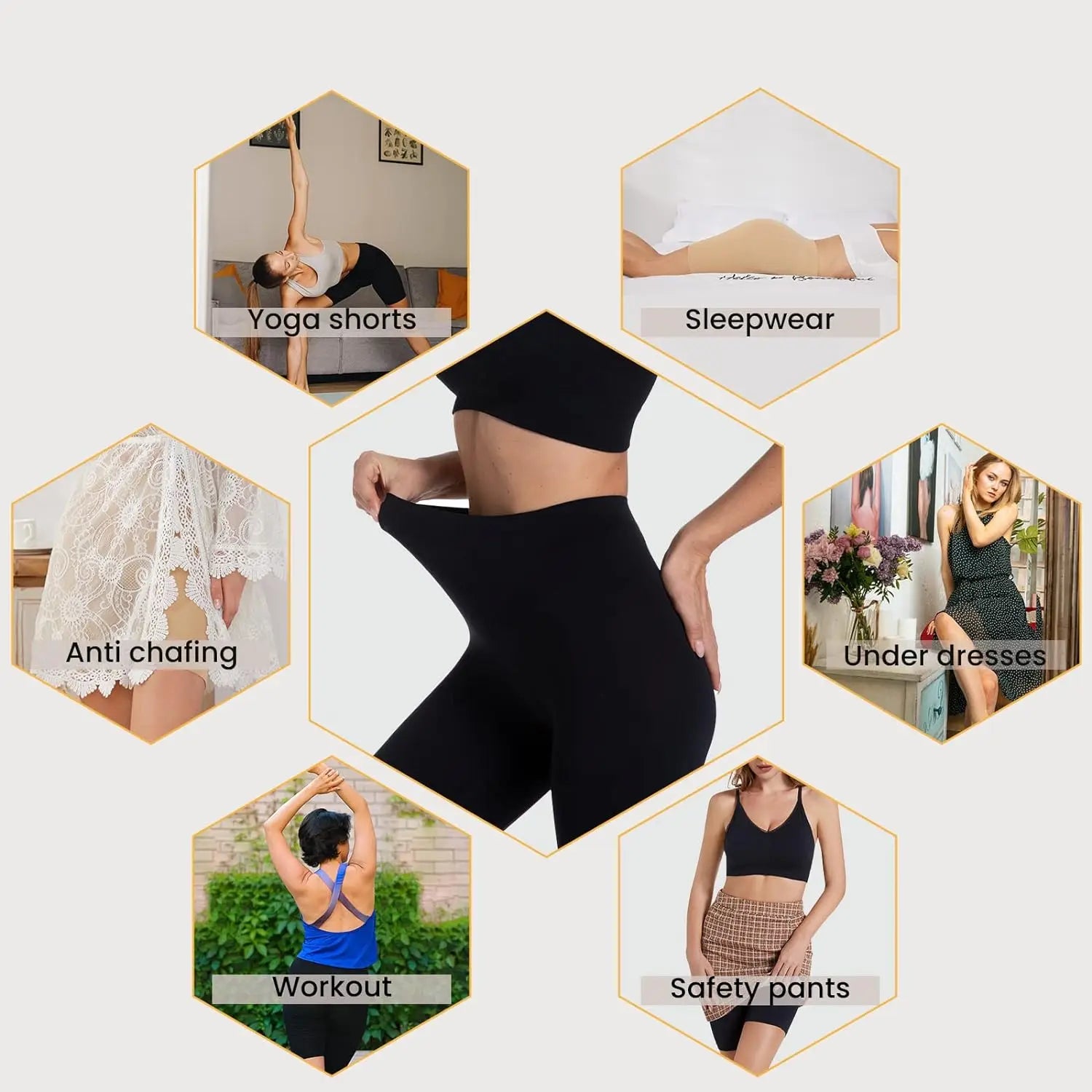 Seamless Shaping Boyshorts Panties for Women Slip Shorts under Dress Shapewear Shorts Tummy Control Underwear